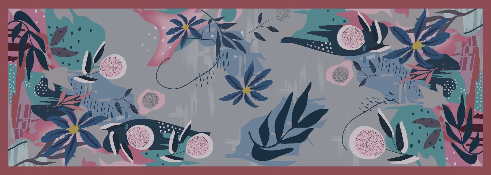 Abstract Floral Digital Print