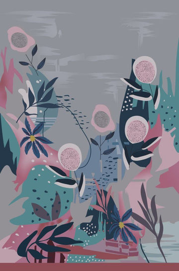 Abstract Floral Digital Print